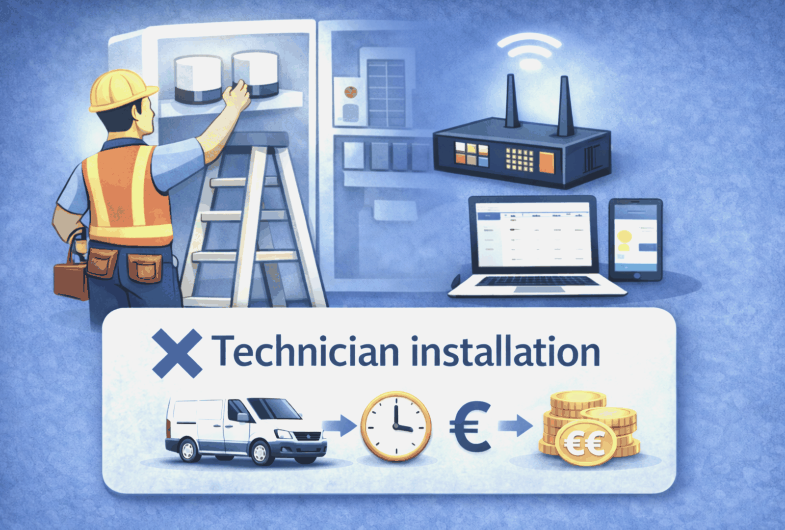 Technician installation